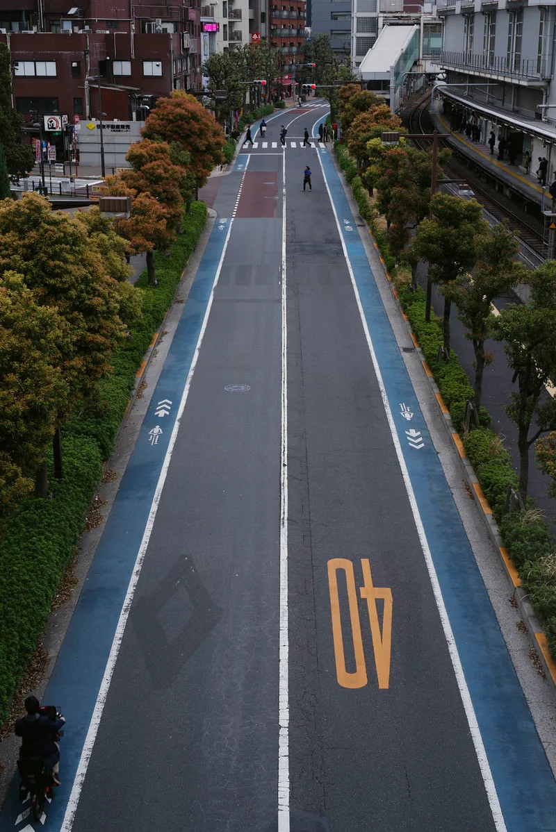 自転車レーン