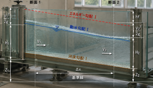 【水理学コラム】実は「摩擦損失 hf の正体」こそがマニングの公式だった！？
